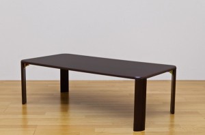 継脚フォールディングテーブル　JK-P120　濃いブラウン（WAL） ローテーブル【 幅120×60】 木製 折りたたみ可能