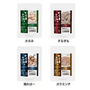 ★500円オフクーポン有！23日〜★ 犬 おやつ ピュアレトルト 80g 全4種類 国産 犬用 レトルト 無添加 ウエット ドッグフード 若鳥 新鮮 