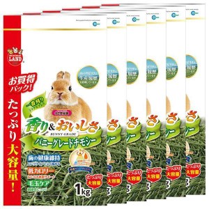 ★500円オフクーポン配布中★ 【6個セット】バニーグレードチモシー1kg ミニマルランド 牧草 えさ フード ペット 小動物 うさぎ モルモッ