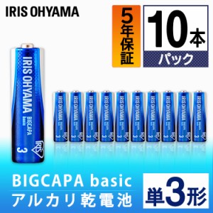 ★500円オフクーポン配布中★ 乾電池 BIGCAPA basic 単3形10パック 乾電池 単3形 電池 でんち デンチ かんでんち カンデンチ バッテリー 