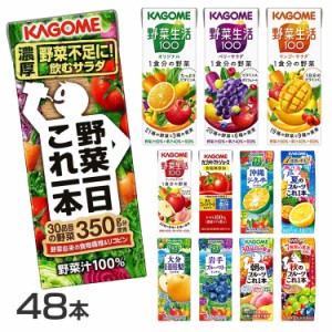 【最大66％ｵﾌｾｰﾙ開催！】 【48本】カゴメ 野菜一日これ一本　200ml 野菜ジュース 飲料 紙パック KAGOME カゴメ リコピン 朝食 無添