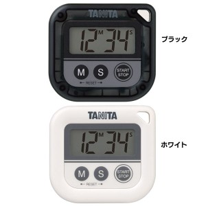 【最大66％ｵﾌｾｰﾙ開催！】 デジタルタイマー 丸洗いタイマー100分計 TD-376N-BK TANITA 全2色