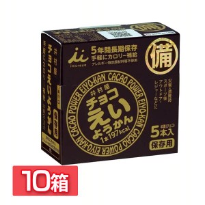 ★5％オフクーポン有り！★ 【10箱】井村屋 チョコえいようかん 井村屋 おやつ えいようかん 羊羹 非常食 防災 食べきり 備蓄 緊急 補