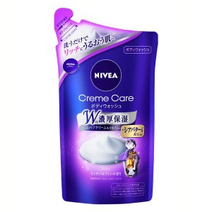 ニベア クリームケア ボディウォッシュ パリスリッチパルファン 詰替 360ml 花王 NIVEA ボディソープ つめかえ用 保湿 リッチ しっとり 