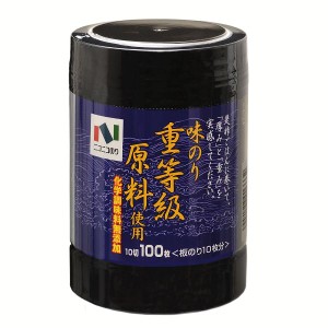 重等級原料使用味のり卓上100枚 1333 【B】 ニコニコのり 海苔 味のり 化学調味料無添加 クックパッド 卓上 味付け海苔 高級 ご飯のお供 