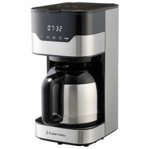 ラッセルホブス Russell Hobbs コーヒーメーカー グランドリップ 8カップ 大容量 ステンレス ペーパーフィルターレス タッチパネル タイ