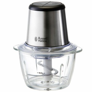 ラッセルホブス Russell Hobbs フォーブレードミニチョッパー 切る 刻む 混ぜる ガラスボウル 300W 500ml 正規販売店 7820JP 【B】 ラッ