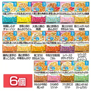 【6個セット】 グーグーキッチン 9か月頃から 和光堂 全16種類 WAKODO レトルト 離乳食 ベビーフード パウチ 赤ちゃん 9ヶ月 ベビー用 袋