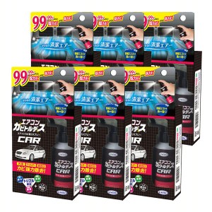 ★6/13はポイント10倍！★ 【6個】エアコンカビトルデス車用 80mL UYEKI ウエキ カビ エアコン 防カビ 除カビ カビ臭 フィルター 加湿器 