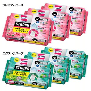 【最大66％ｵﾌｾｰﾙ開催！】 3個セット】トイレクイックル ストロング つめかえ用 16枚 KAO 全2種類 花王 クイックル トイレシート 厚