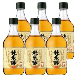 【6本】純米酢金封 500ml ミツカン 酢 お酢 米酢 ビネガー 料理 調味料 さっぱり 寿司 健康 Mizkan