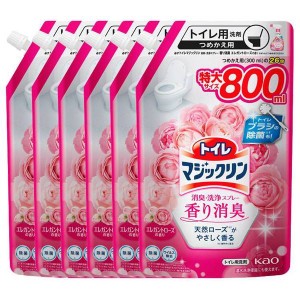 【最大66％ｵﾌｾｰﾙ開催！】 洗剤 日用消耗品 トイレ洗剤 【5個セット】トイレマジックリン 消臭洗浄スプレー 香り消臭 エレガントロー