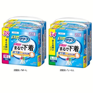 花王 大人用おむつ 介護 【2個セット】リリーフパンツタイプまるで下着 