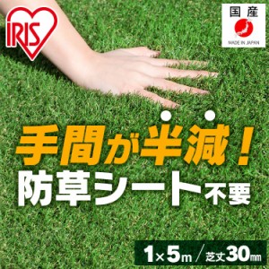 【限定価格！〜5/27 15:59】 人工芝 リアル防草人工芝 RP-3015 アイリスソーコー 人工芝 1m×5m【5平米】 国産 雑草対策 人工芝生 芝生 