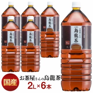 お茶 2リットル 烏龍茶 LDCお茶屋さんの烏龍茶2L 6本  【代引き不可】飲料 ドリンク ペットボトル ウーロン茶 エルディ