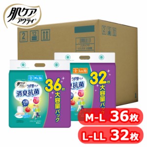 【最大66％ｵﾌｾｰﾙ開催！】 大人用紙おむつ うす型パンツ 2回分吸収 消臭抗菌プラス M-L 36枚 89008 L-LL 32枚 89009 大人用紙おむつ 