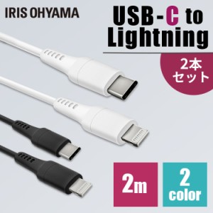 ［2個セット］USB-C to USBケーブル 2m ICCL-A20 (メール便) [代引不可] 通信ケーブル 充電 データ通信ケーブル けーぶる USB Type-A AC