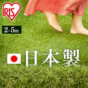 人工芝 人工芝生 人工芝マット リアル人工芝 IP-3025 アイリスソーコー 人工芝 2m×5m【10平米】 国産 人工芝生 芝生 芝マット アイリス