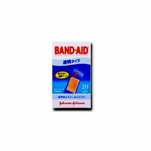 《P》【D】バンドエイド【BAND-AID】　透明　２０１１　２０個入（絆創膏・ばんそうこう・子供