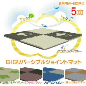 【TD】ＢＩＧリバーシブルジョイントマット ＢＰＲＭ−60Ｐ4 全5種  防音 消音 プレイマット キ