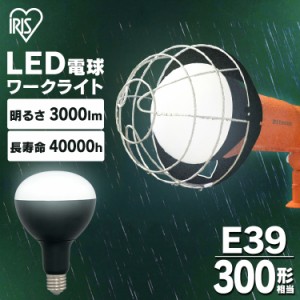 作業灯 投光器 led 屋外 LDR27D-H-E39 投光器用交換電球 e39 防水 LED作業灯 3000ml LED投光器 昼光色 LED ワークライト クランプライト 