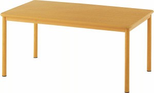 介護用テーブル W1500×D900 ナチュラル RFKTB-1590NA アール・エフ・ヤマカワ [代引不可] 高さ74cm 幅150cm ダイニングテーブル 水に強