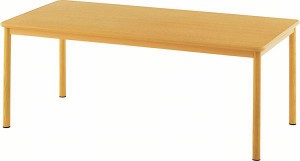 介護用テーブル W1800×D900 ナチュラル RFKTB-1890NA アール・エフ・ヤマカワ [代引不可] 高さ74cm 幅180cm ダイニングテーブル 水に強