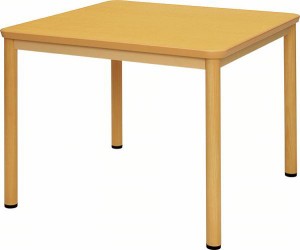 介護用テーブル W900×D900 ナチュラル RFKTB-0990NA アール・エフ・ヤマカワ [代引不可] 高さ74cm 幅90cm ダイニングテーブル 水に強い 