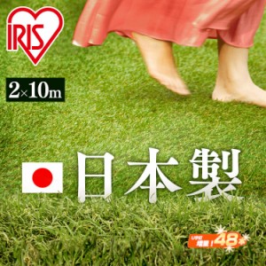 人工芝 ロール 2m×10m 芝丈30mm リアル人工芝 2m×10m IP-30210 日本製 U字ピン アイリスソーコー 人工芝 国産 人工芝生 芝生 芝マット 