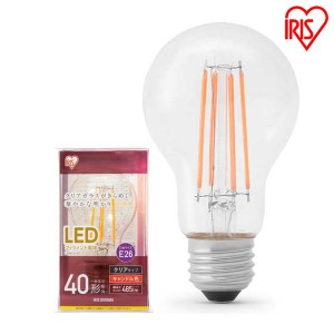LEDフィラメント電球 E26 40形相当 キャンドル色 非調光 LDA4C-G-FC LED電球 LED 電球 フィラメント 照明 ライト ランプ おしゃれ オシャ