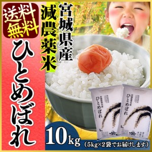 【最大66％ｵﾌｾｰﾙ開催！】 【令和5年産】ひとめぼれ 10kg 宮城県産 減農薬米ひとめぼれ 10kg(5kg×2袋) 令和5年産 こめ 10キロ  送料