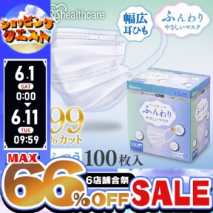 マスク 不織布 ふんわりやさしいマスク ふつうサイズ 100枚入 PK-FY100L ふんわりやさしいマスク ふつうサイズ 100枚入 マスク ふんわり 