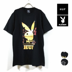 HUF ハフ × PLAYBOY プレイボーイ コラボ CLUB TOUR 半袖 Tシャツ メンズ 送料無料 hufworldwide ストリート系 ファッション ブランド 