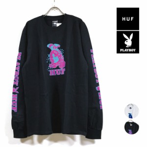 HUF ハフ × PLAYBOY プレイボーイ コラボ BUNNY 長袖 Tシャツ メンズ 送料無料 hufworldwide ロンT