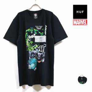 HUF ハフ × MARVEL マーベル コラボ SMASH UP 半袖 Tシャツ メンズ 送料無料