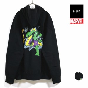 HUF ハフ × MARVEL マーベル コラボ HULK TT P/O HOODIE パーカー 長袖 裏起毛 メンズ 送料無料 hufworldwide ハルク アメコミ