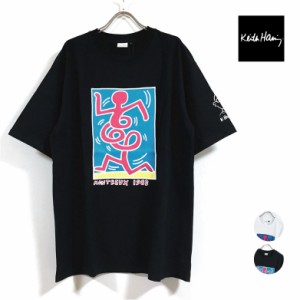 Keith Haring キース ヘリング MONTREUX TEE ビッグシルエット 半袖 Tシャツ 13750 メンズ 送料無料