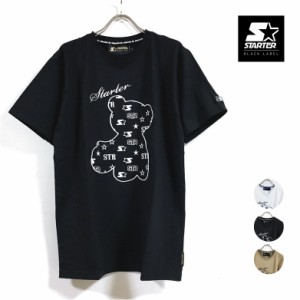 STARTER BLACK LABEL スターター ブラック レーベル ベアー刺繍 Tシャツ 半袖 ST111 メンズ 送料無料