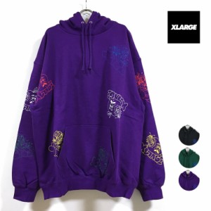 XLARGE エクストララージ MULTI LOGO PULLOVER HOODED SWEAT パーカー 長袖 メンズ 送料無料 xlarge