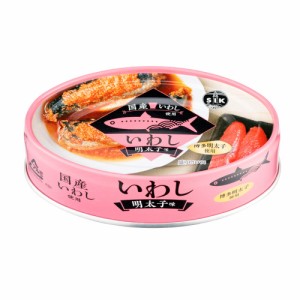 信田缶詰 国産いわし明太子味 100g×24缶 送料無料(沖縄・離島を除く)