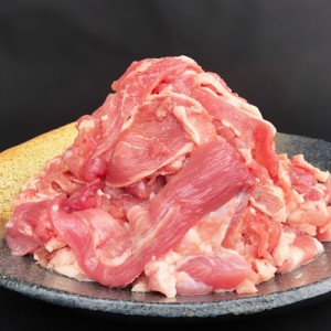 [計2.5kg]国産豚肉こま切れ 500g×5パック/100gあたり160円 冷凍便 送料無料