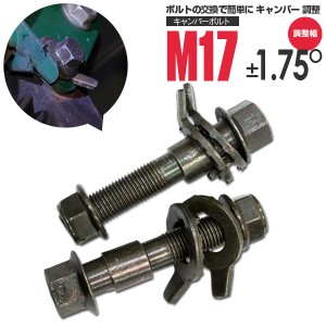 キャンバーボルト M17 トヨタ ヴェルファイアハイブリッド 20系 ATH20W フロント ±1.75° キャンバー角調整