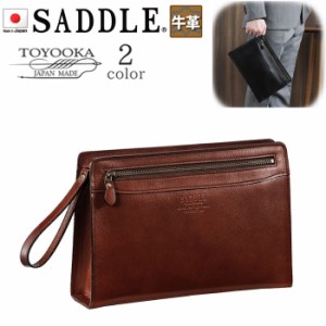 セカンドバッグ 本革 レザー メンズ 日本製 A5 クラッチ ポーチ フォーマルバッグ ブランド SADDLE #25884 牛革 おしゃれ 旅行 冠婚葬祭 