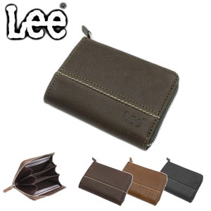 財布 小銭入れ カード収納 本革 ブランド メンズ レディース サイフ Lee [リー] No:520530 牛革 レザー L字ファスナー式 おしゃれなステ