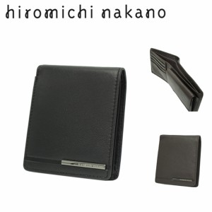 サイフ 財布 2つ折り 札入れ メンズ 本革 ブランド hiromichi nakano ヒロミチ ナカノ 6HN752 小銭入れ スリム ソフト ゴートレザー 化粧