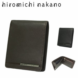 サイフ 財布 2つ折り 札入れ メンズ 本革 ブランド hiromichi nakano ヒロミチ ナカノ 6HN753 カード入れ スリム ソフト ゴートレザー 化