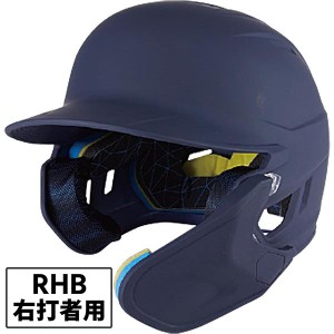 ローリングス 野球 ヘルメット 硬式用 マッハ アジャスト 顎ガード付き 艶消し ネイビー MA07S-JPNHB-N-RHB N Rawlings