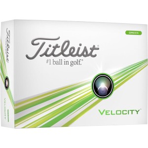 VELOCITY (ベロシティ) ボール 2024年モデル グリーン 1ダース(12個入り) タイトリスト【あす着】