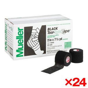 【24個セット】MUELLER ミューラー ティアライトテープ 50mm ブラック 130642