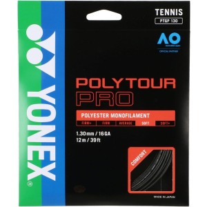 YONEX 硬式テニス用 ガット ポリツアープロ130 グラファイト PTGP130 278 ヨネックス